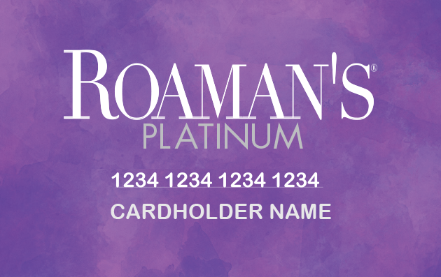 Roaman's Platinum Credit Card - Home