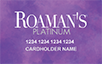 Roaman's Platinum Credit Card - Manage your account